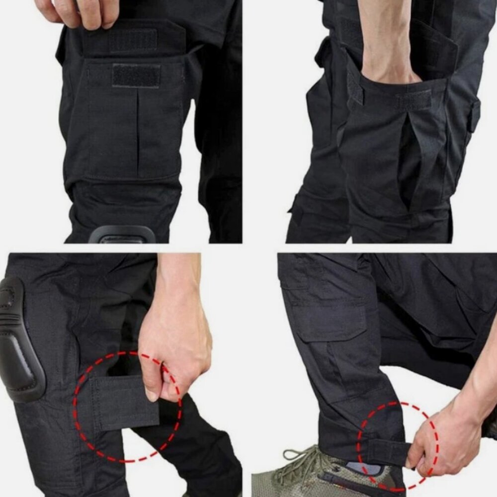 Airsoft Black Tactical Pants NWT 36 US 34x31 - Picture 4 of 8